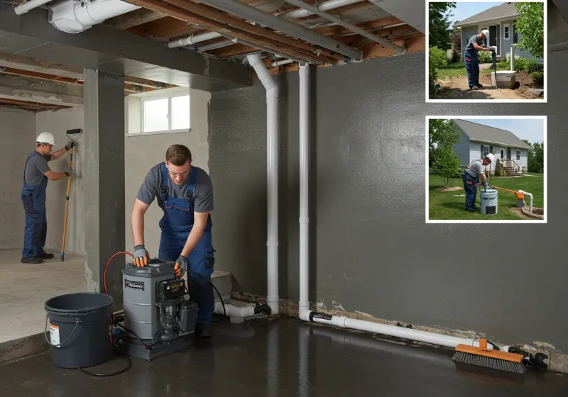 Basement Waterproofing and Flood Prevention process in Salem, IL